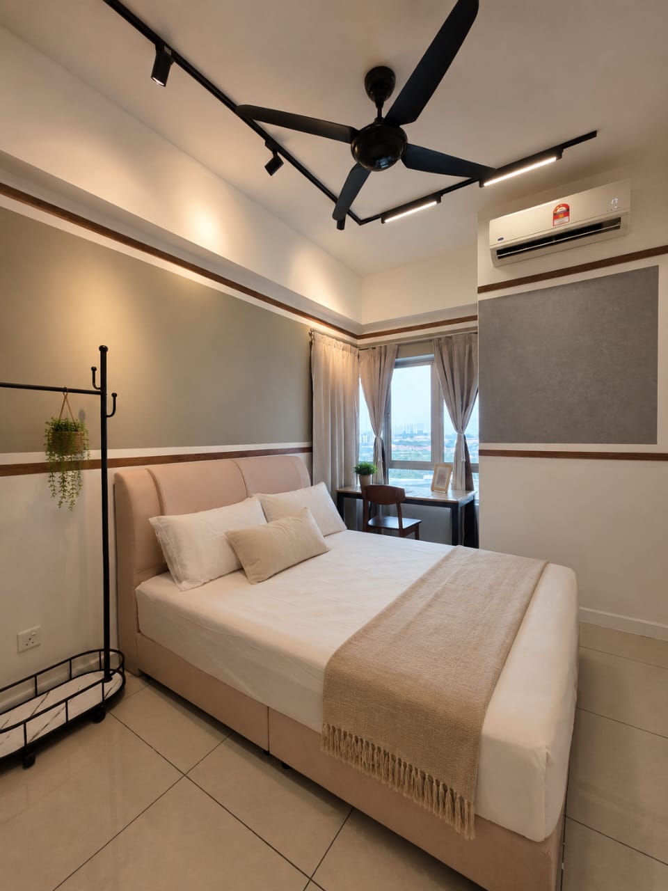 Second bedroom — after