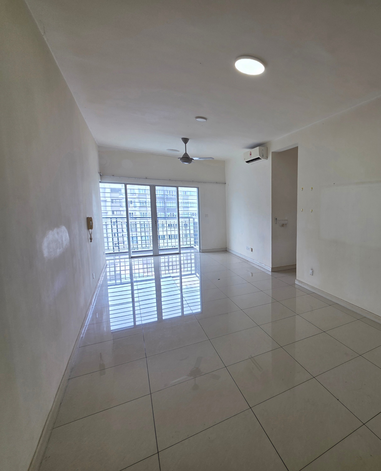 Living & dining — before
